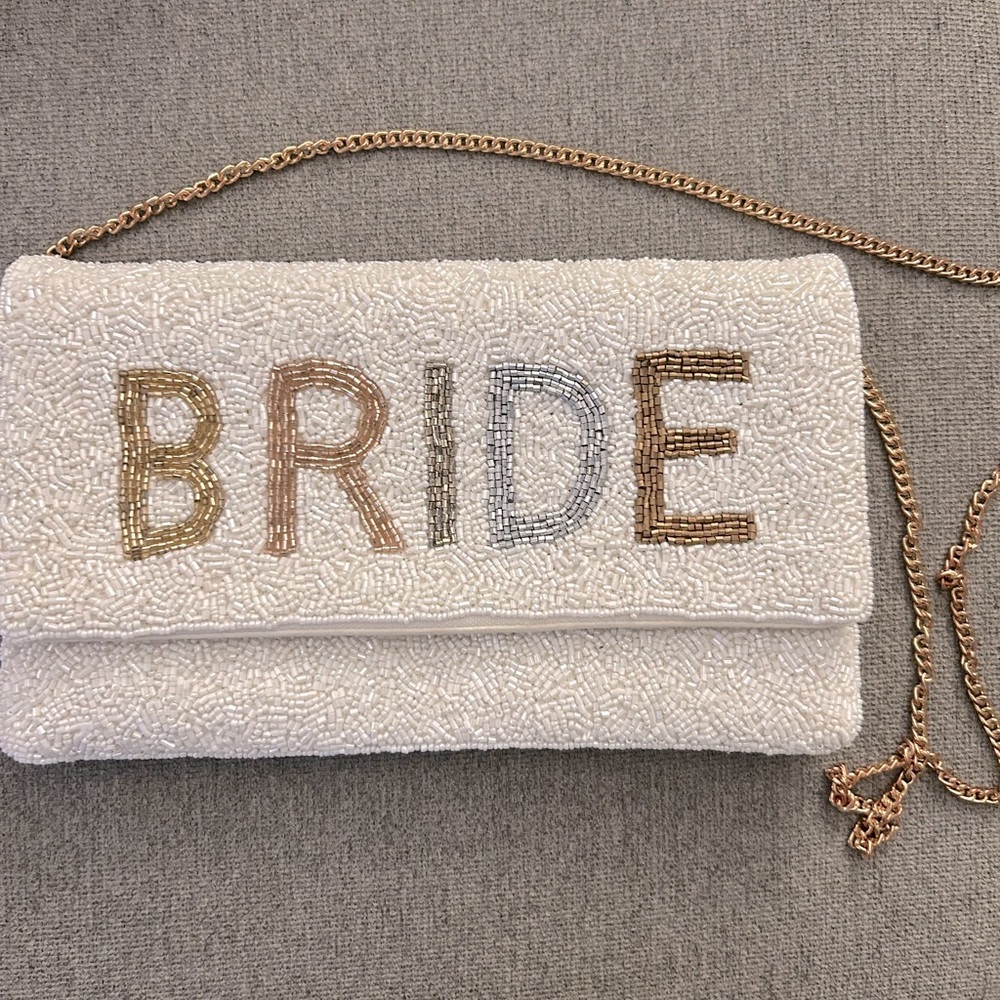 BRIDE Beaded Clutch/Shoulder Bag